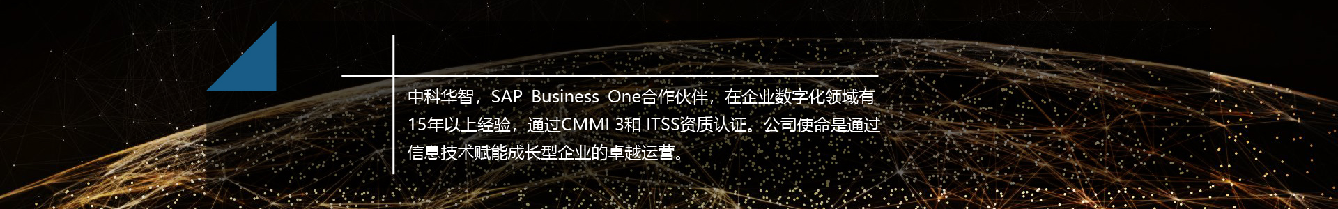 中科華智-SAP?Business?One合作伙伴-在企業數字化領域有15年以上經驗